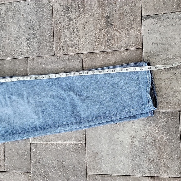 AE Stretch Mom Straight Jean Sz 10 Long - Picture 12 of 12